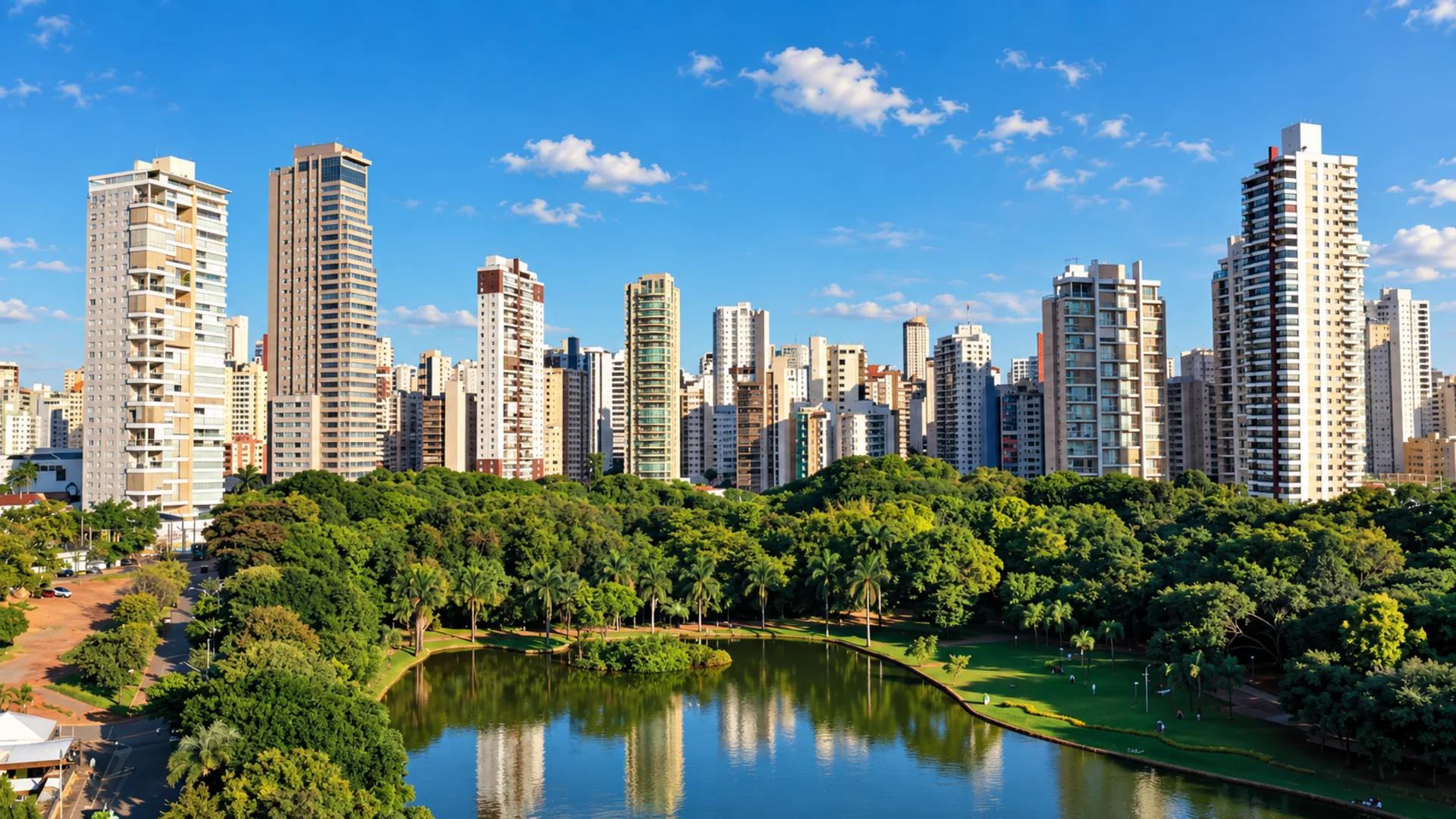 Vista do Setor Bueno, em Goiânia