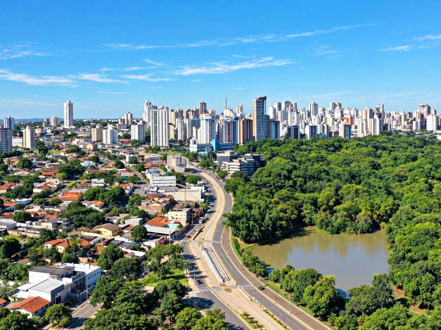Vista do Setor Pedro Ludovico, em Goiânia