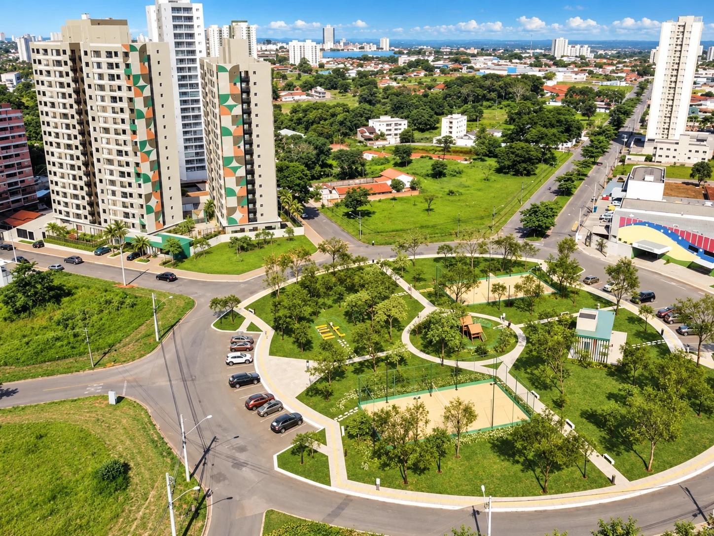 Vista do Vila Rosa, em Goiânia