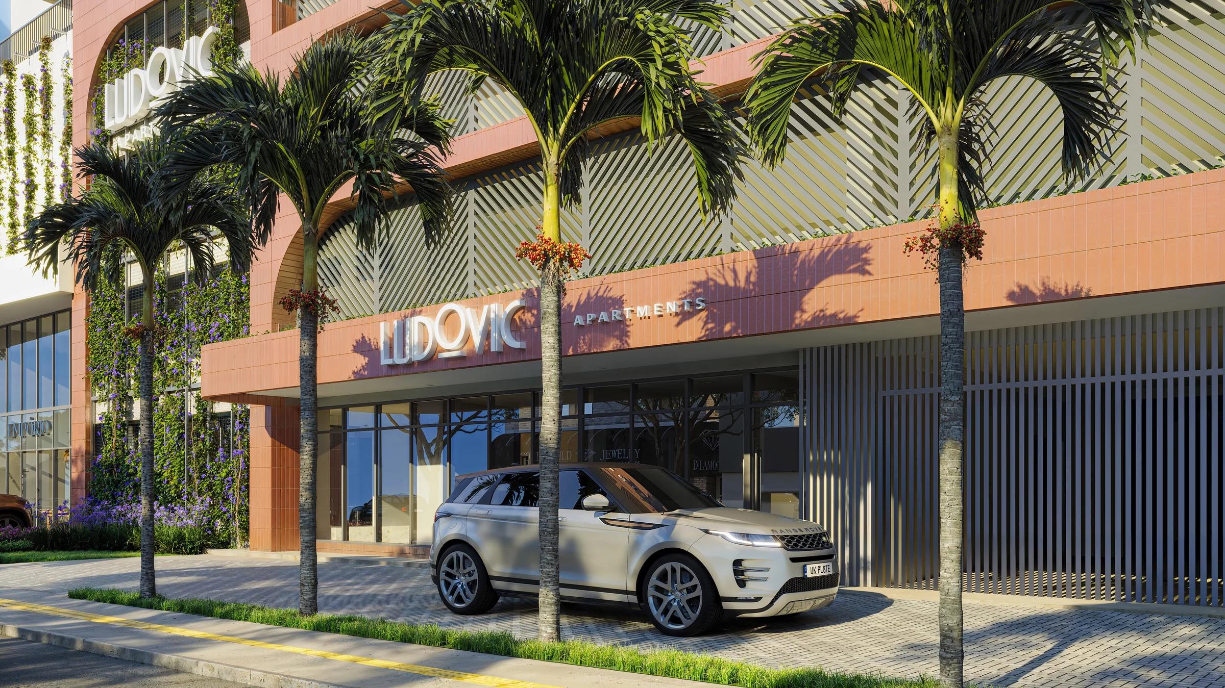 Ludovic Apartments - fachada