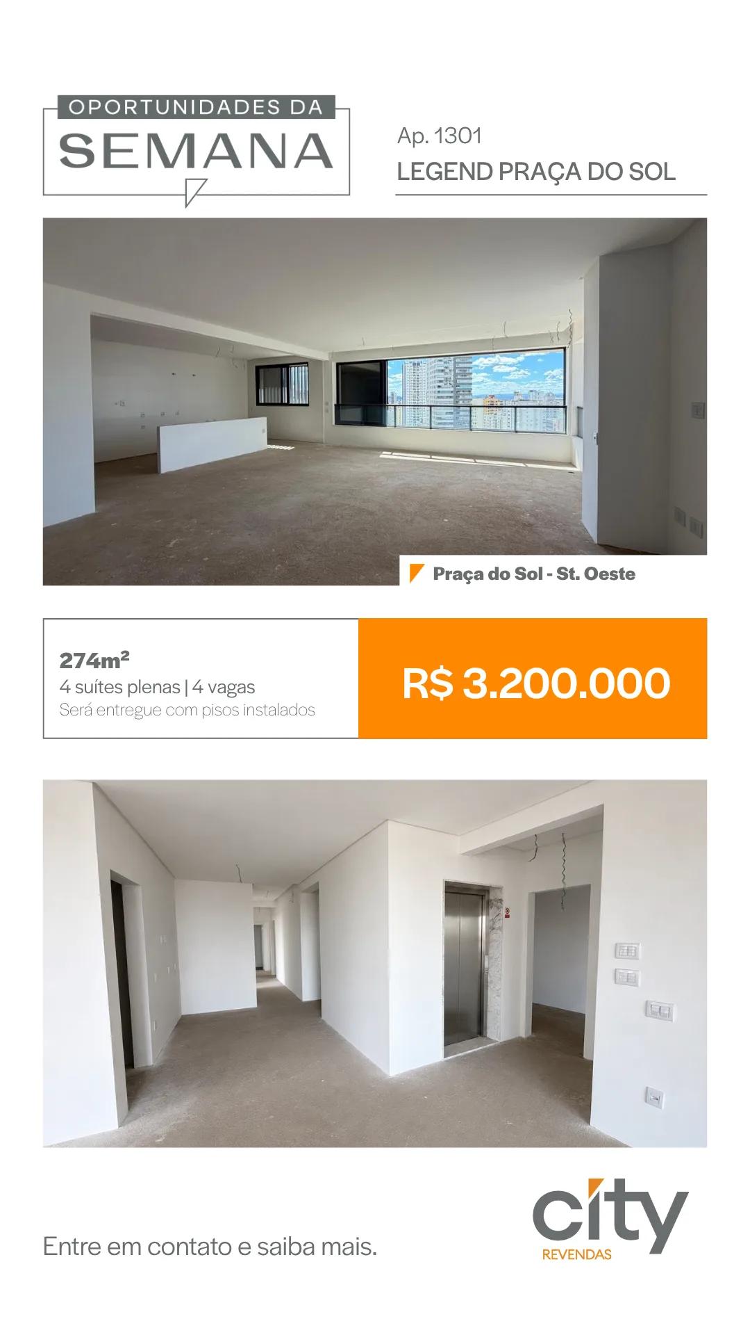 Legend Praça do Sol — Apartamento AP 1301