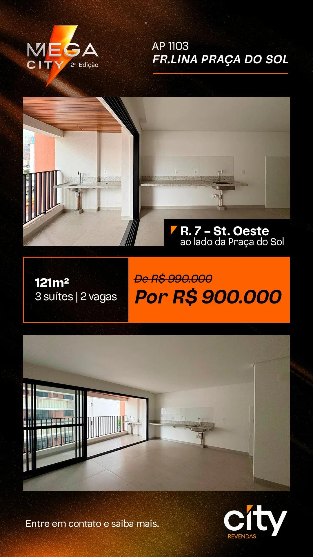 Fr Lina Pç. do Sol — Apartamento AP 1103