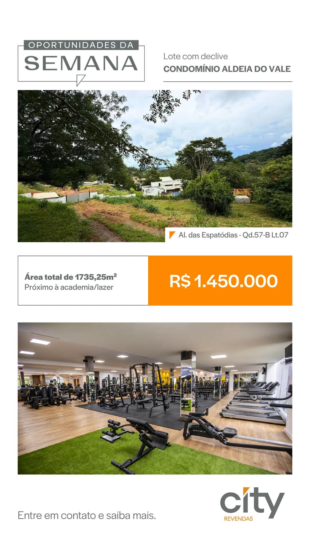 Cond. Aldeia do Vale — Lote QD.57-B LT.07