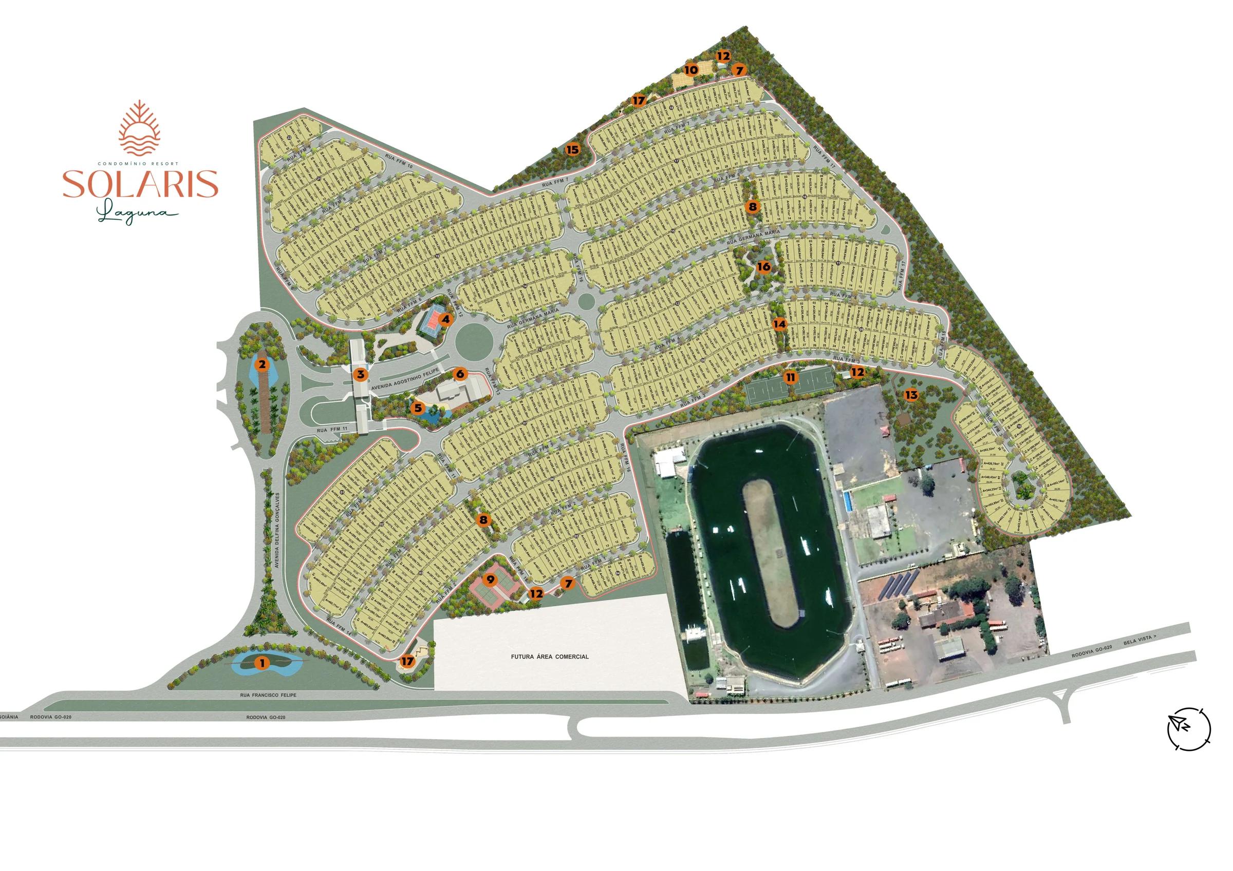 Planta — Lote Residencial 423.25m²