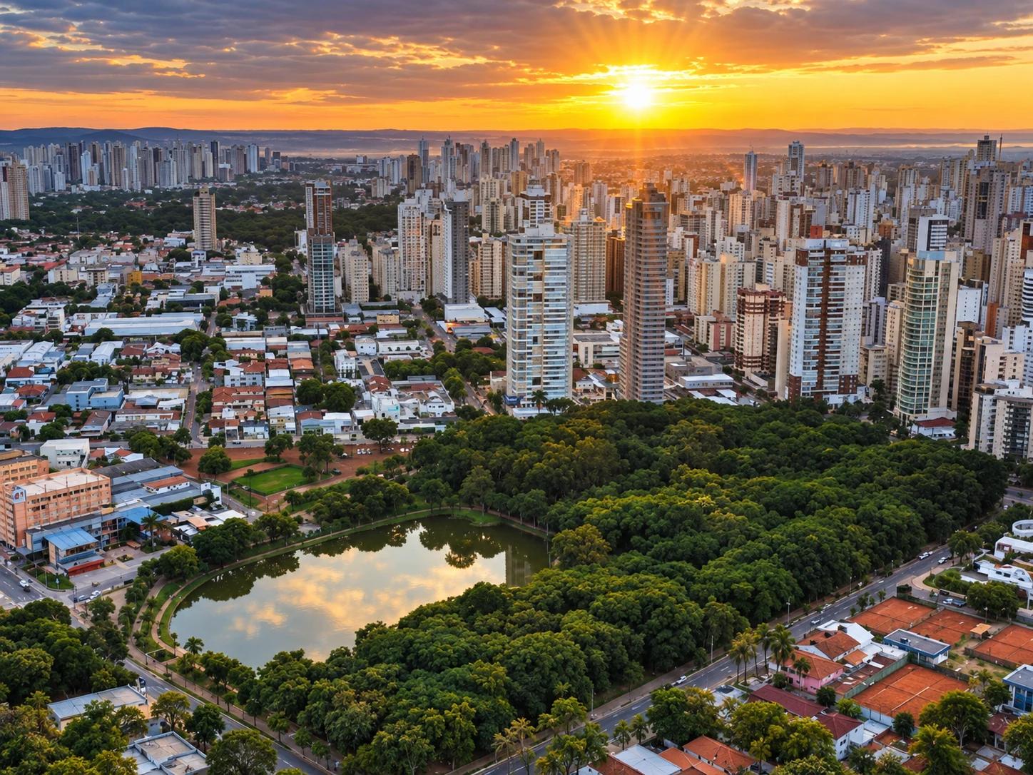 Vista do Jardim America, em Goiânia