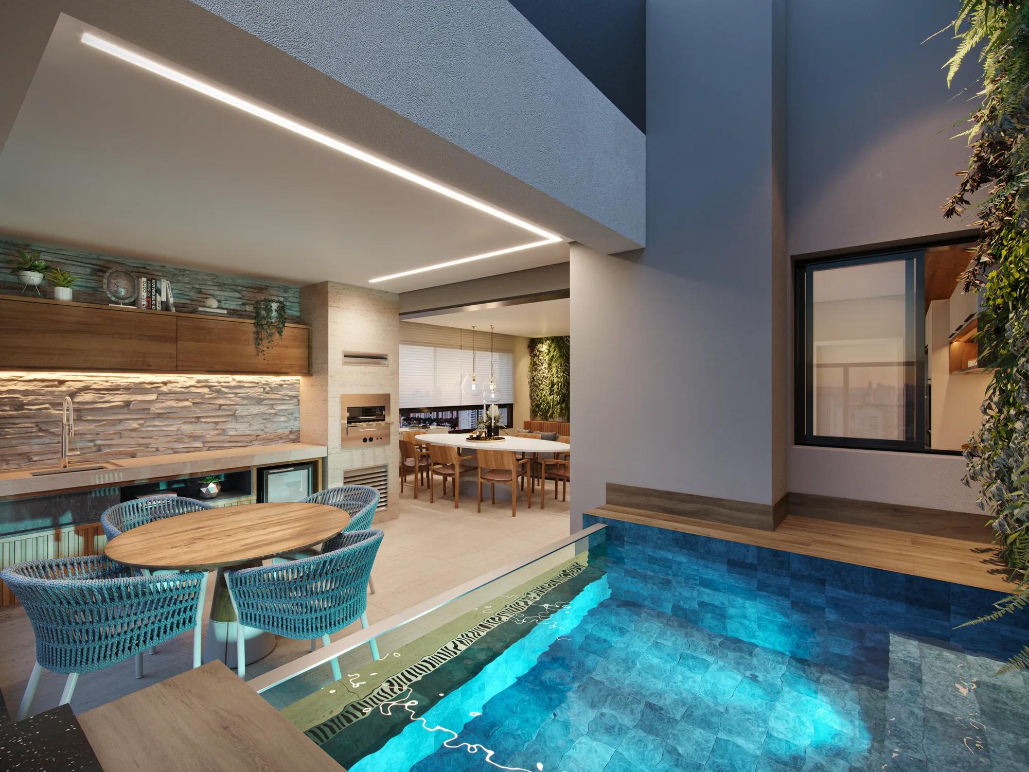Atmos City Design — decorado — Varanda gourmet