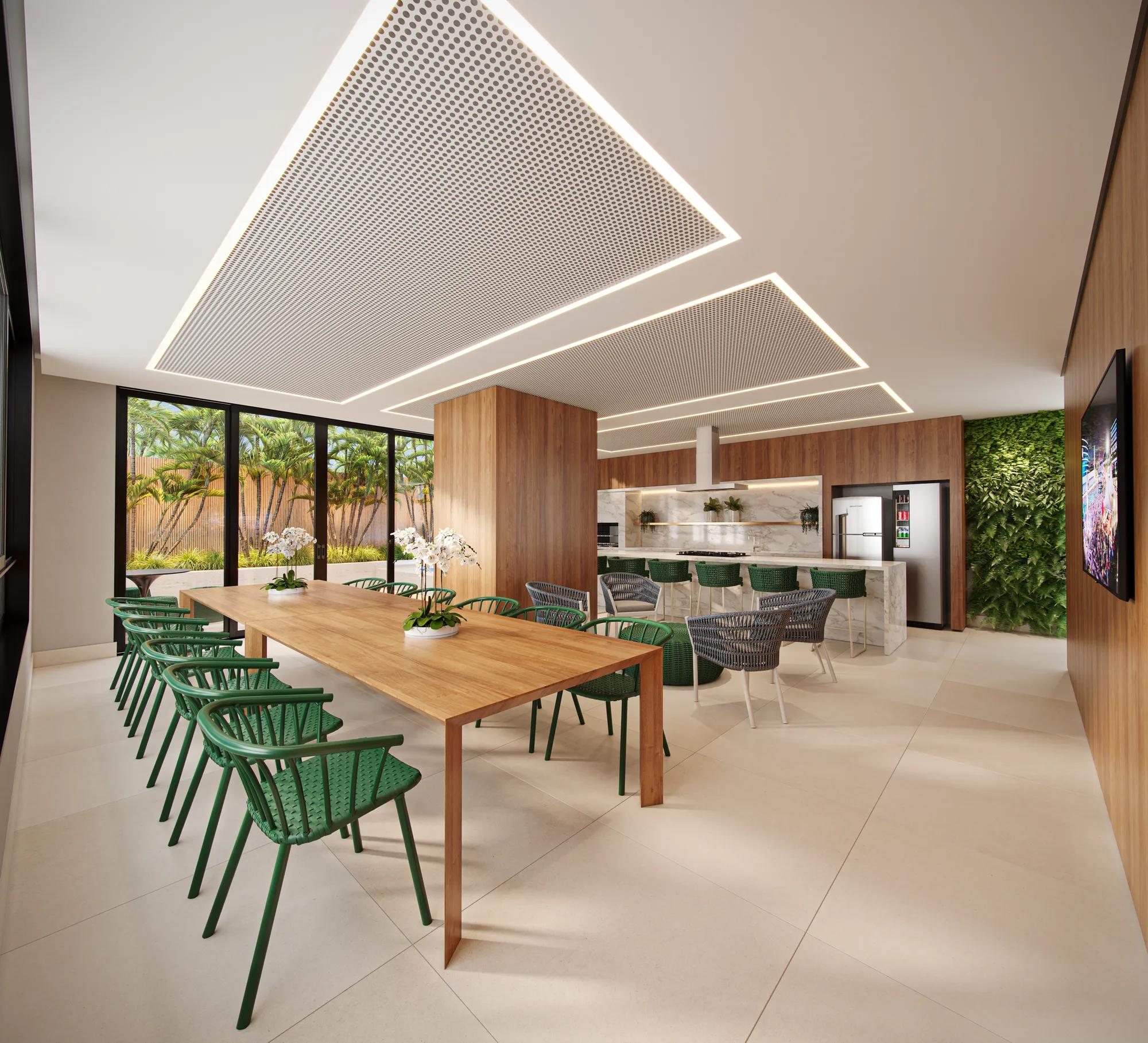 Atmos City Design — área comum — Espaço gourmet