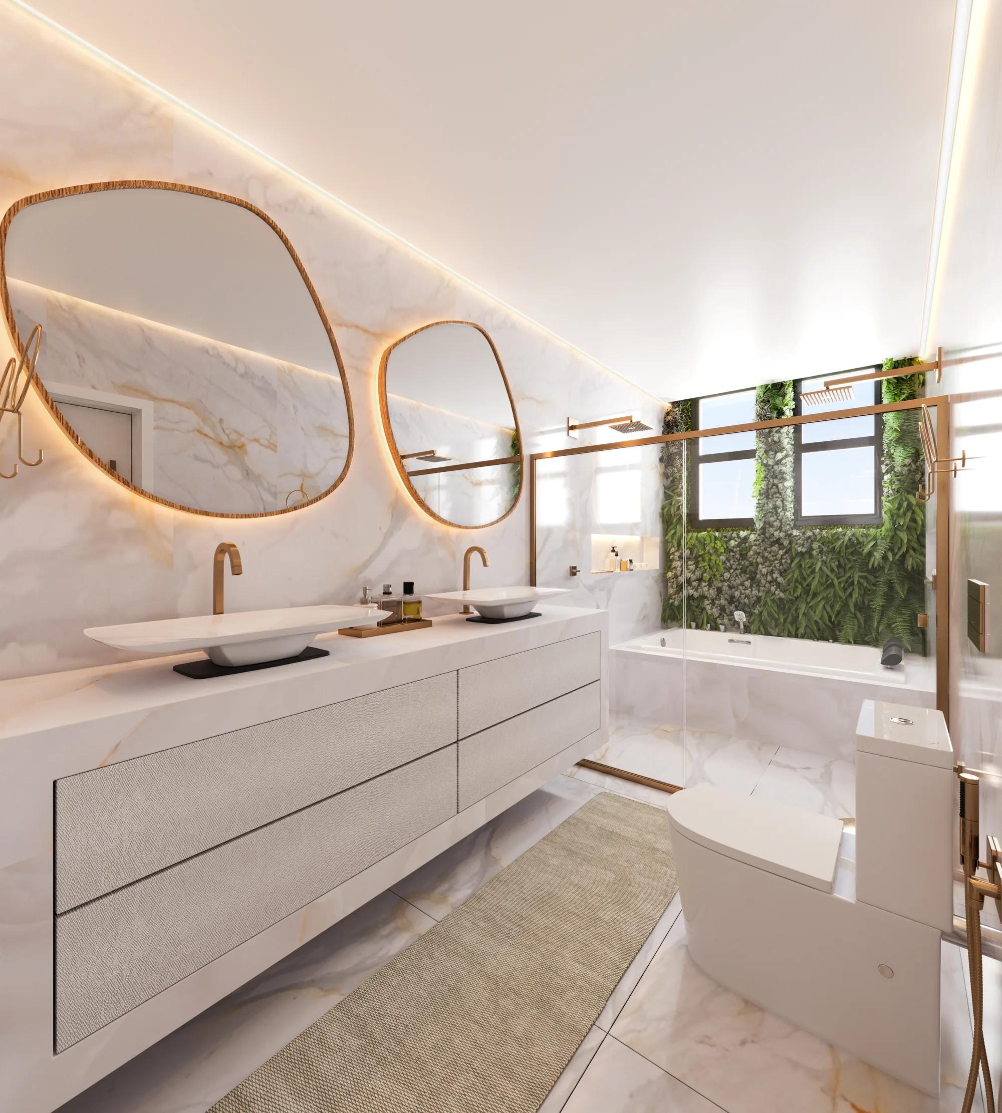 Atmos City Design — decorado — Banheiro suíte master
