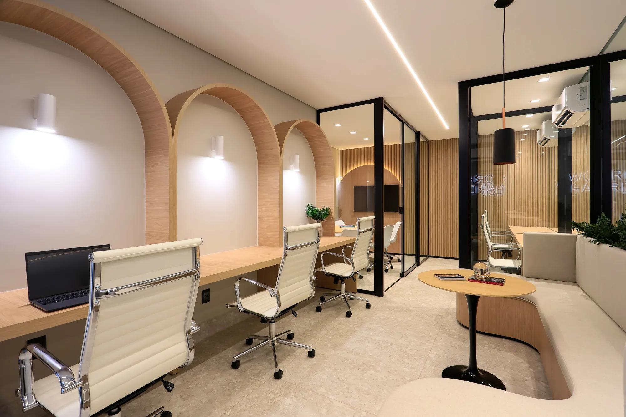 Azure — área comum — Coworking