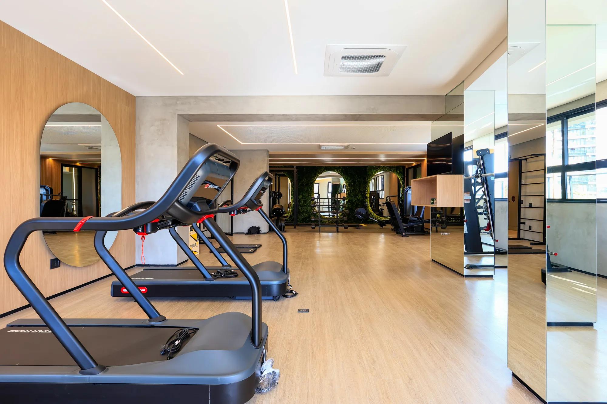 Azure — área comum — Academia fitness