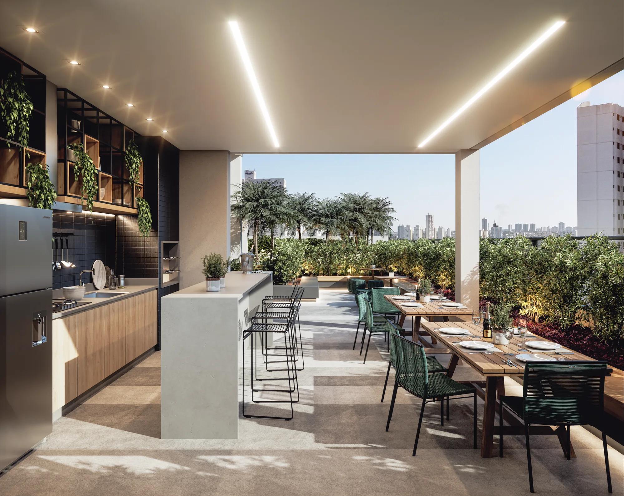 B Great Nova Suíça — área comum — Espaço gourmet