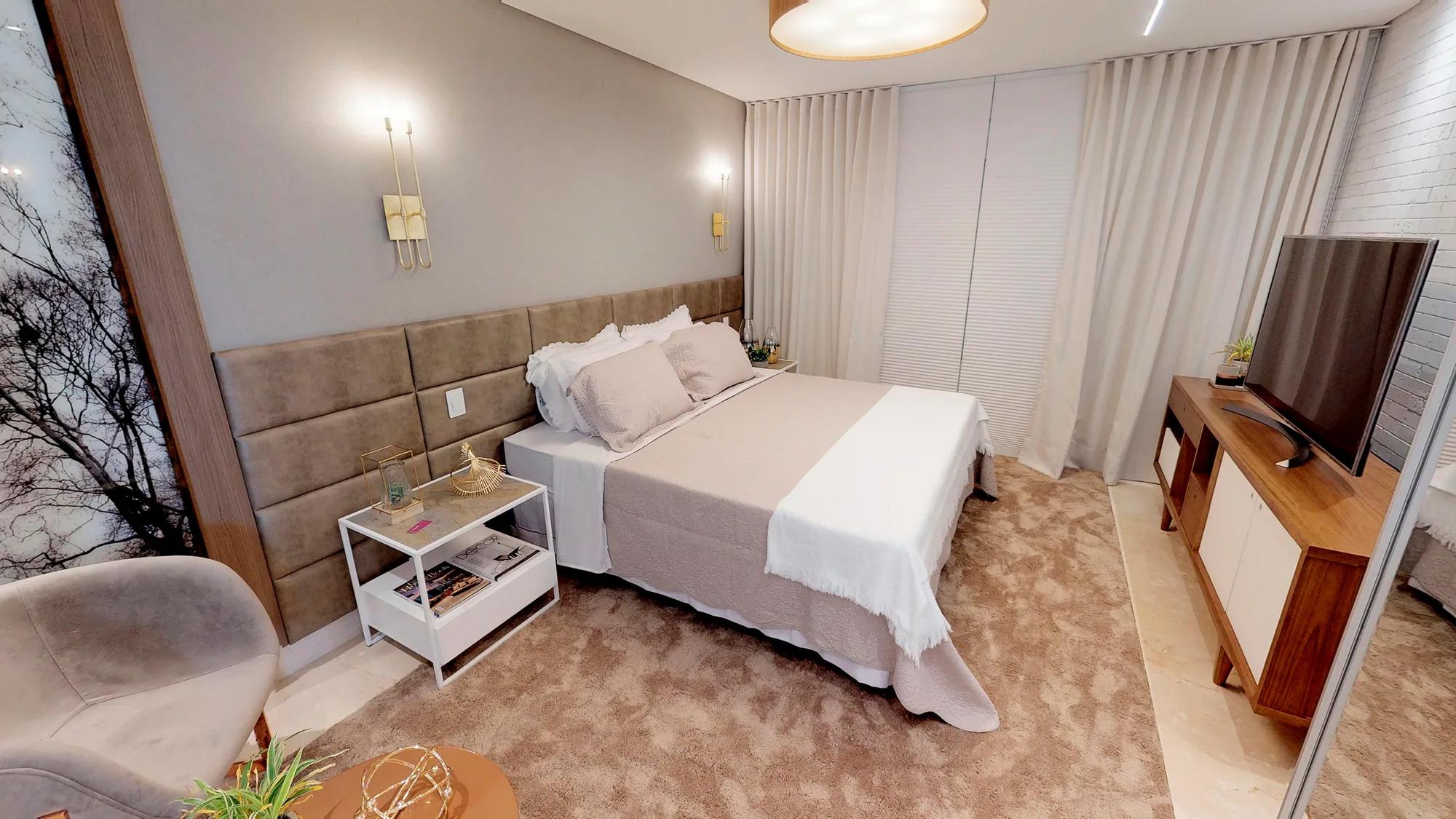 Chateau Provence — decorado — Suíte master com closet