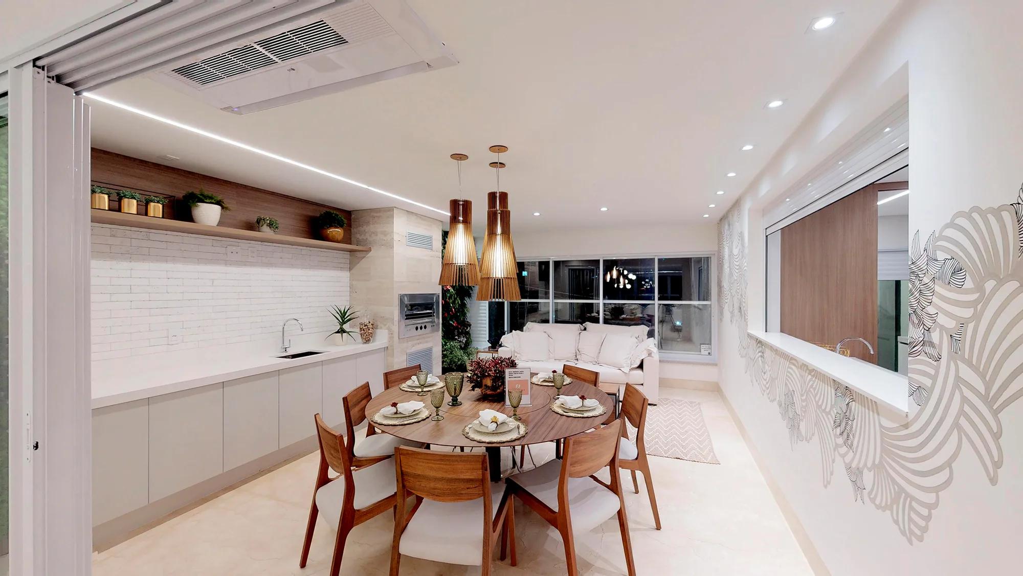Chateau Provence — decorado — Varanda gourmet