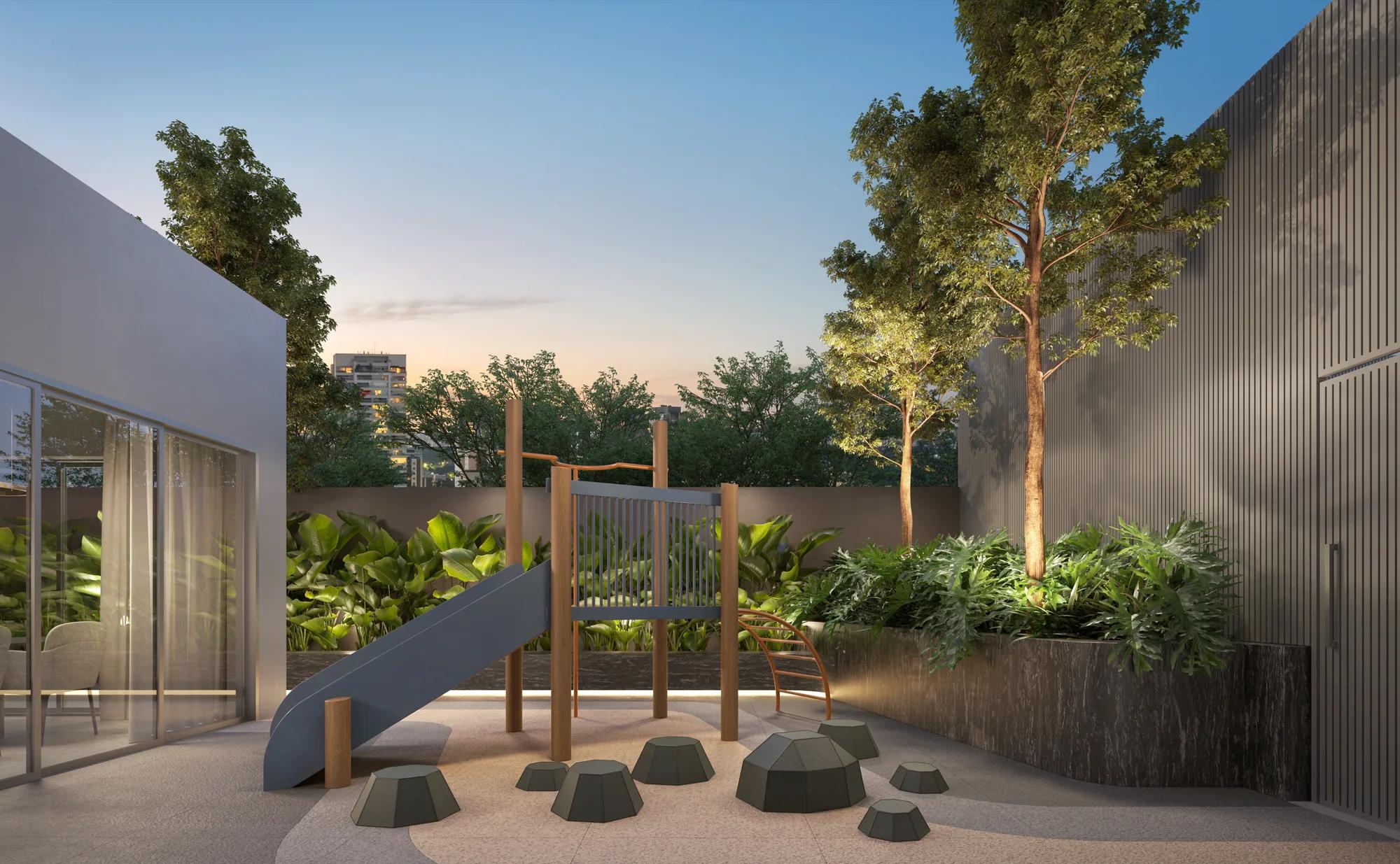 City 23 — área comum — Playground