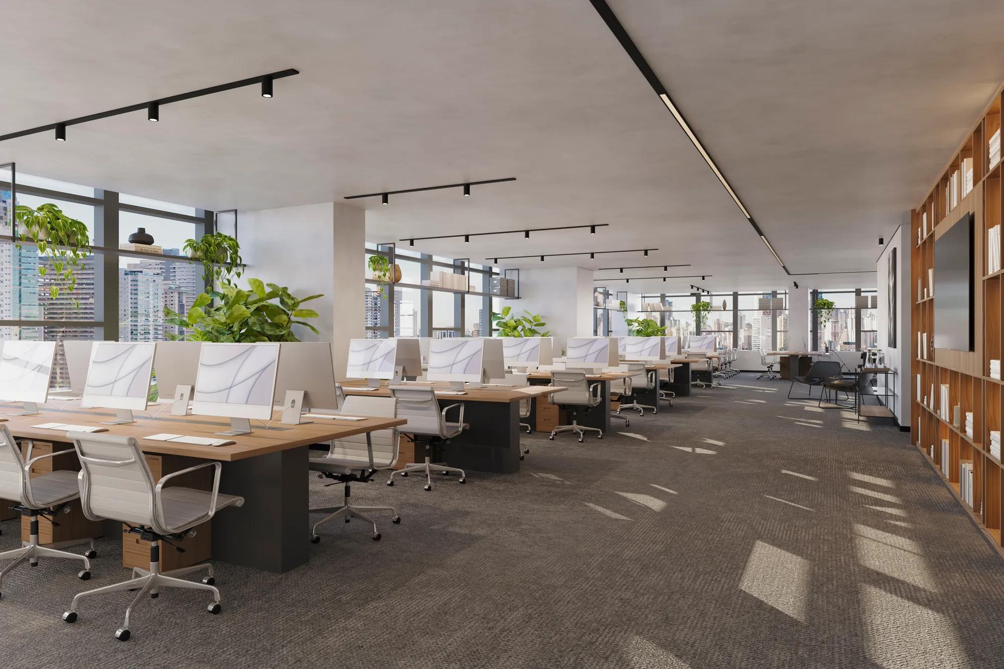 City Corporate — decorado — Sala corporativa open space