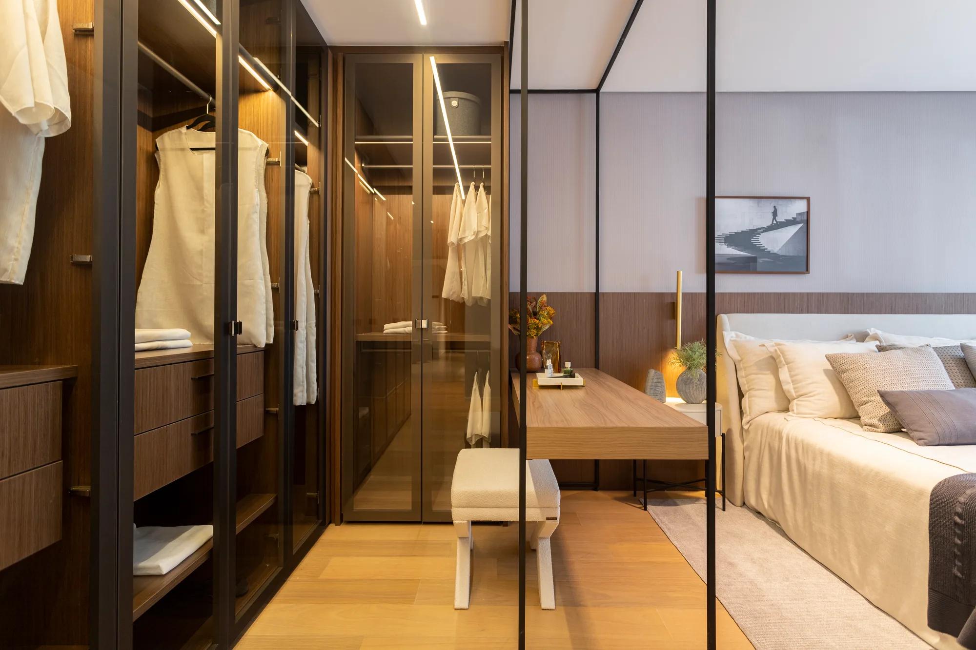 City Garten — decorado — Suíte com closet