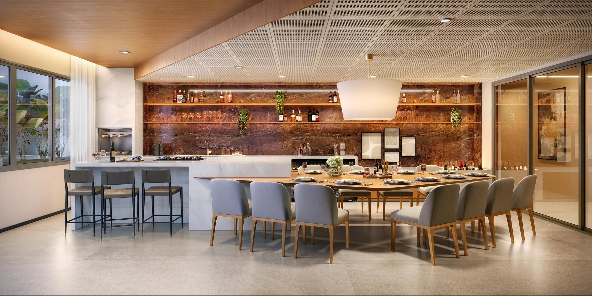 City House — área comum — Espaço gourmet