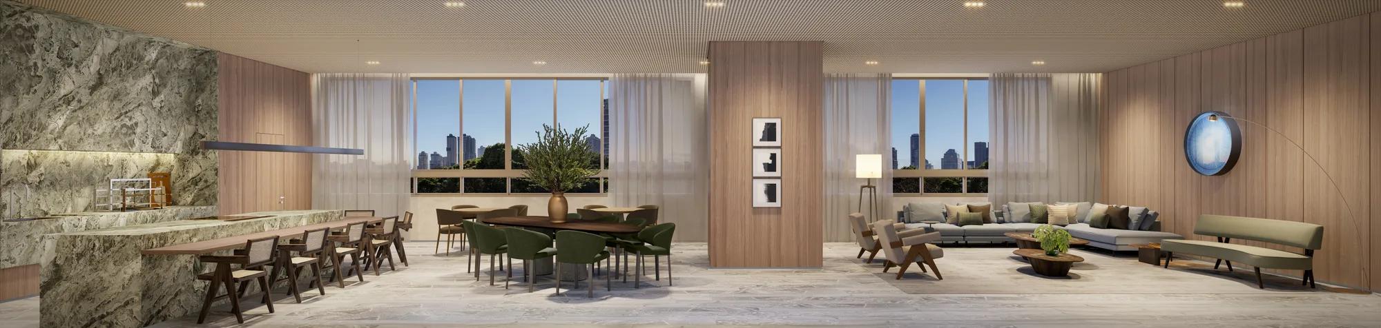 City Park Royal — área comum — Espaço gourmet