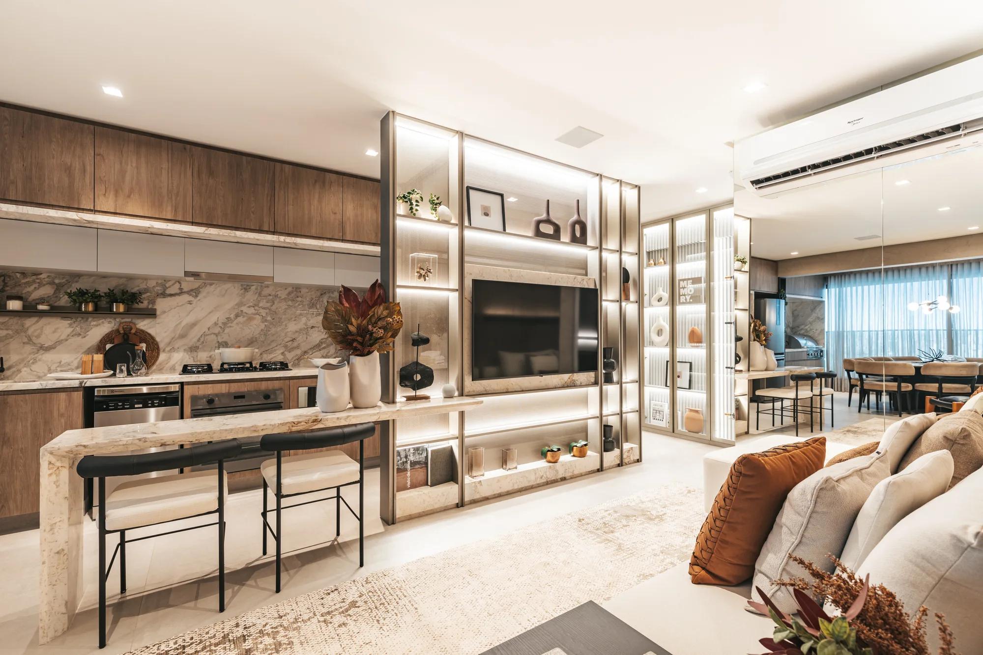 Fascino — decorado — Living integrado