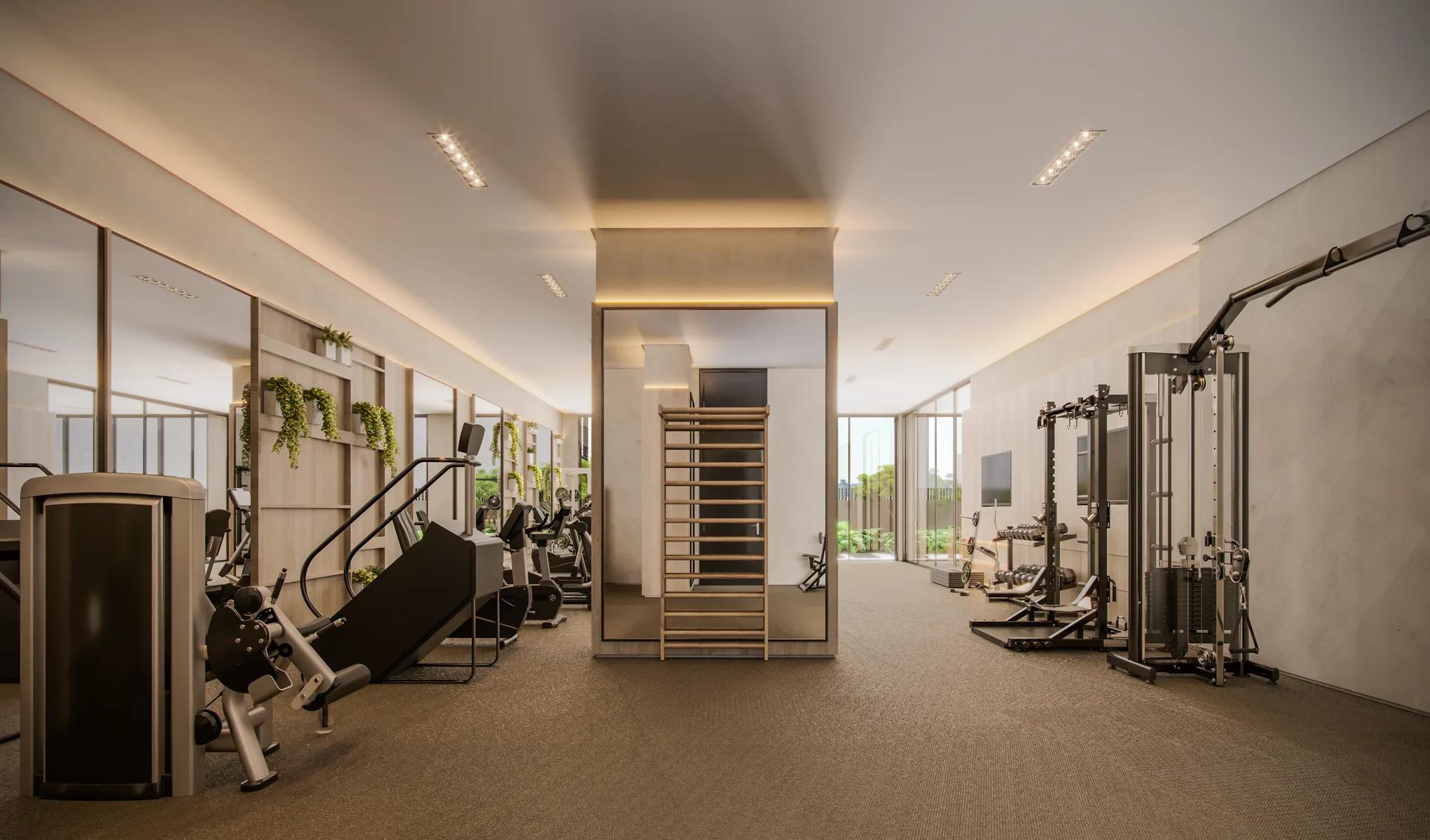 Legacy City Home — área comum — Academia fitness