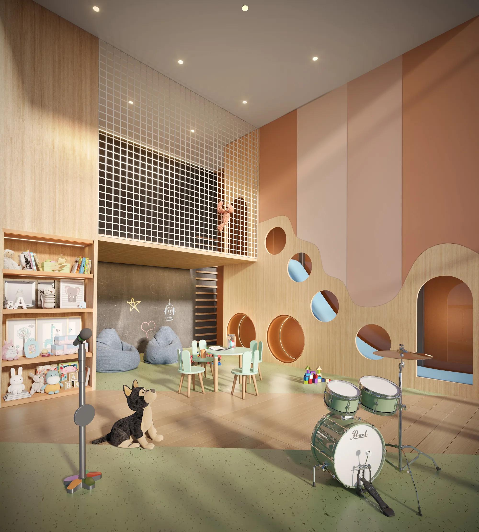 Legítimo Flamboyant Residencial — área comum — Brinquedoteca