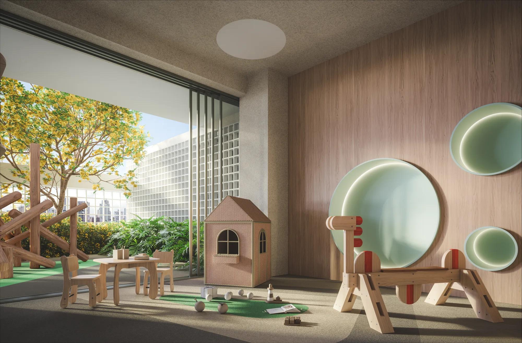 Marista 262 — área comum — Espaço kids