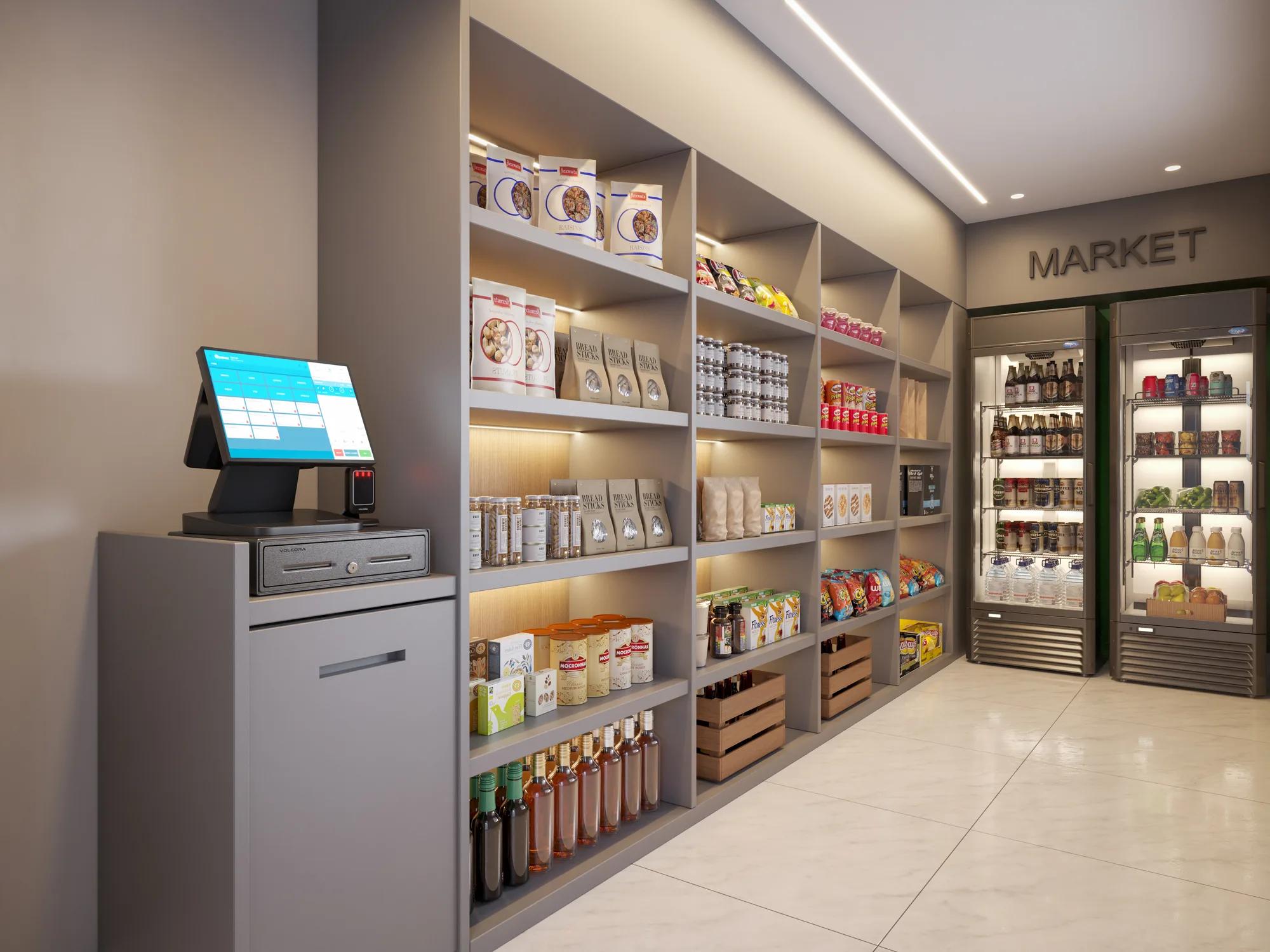 Natura Lourenzzo — área comum — Mini market