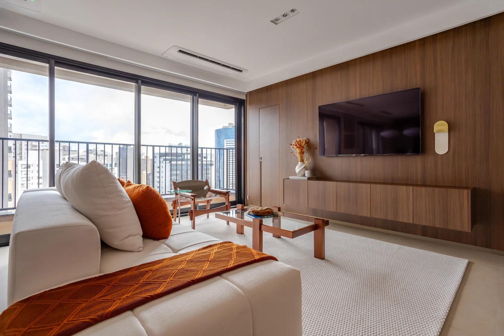 Terraço Bougainville — decorado — Living com vista